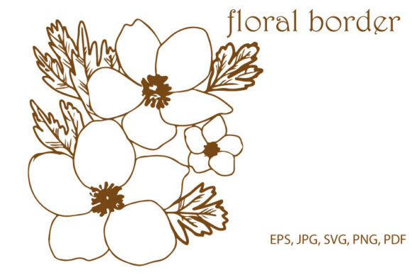 Enhance Your Designs with Floral Border, Corner SVG. Vector