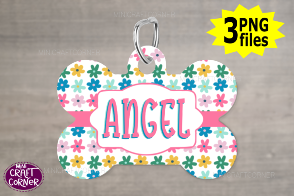 Enhancing Pet Personalization with Sublimation Pink Floral Dog Tags