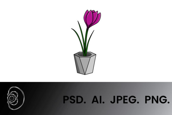 Exploring Crocus Floral Cartoon Illustration: A Versatile Artistic Choice