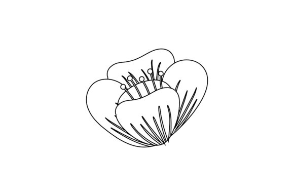Floral Modern Pattern Outline: A Versatile Design Solution