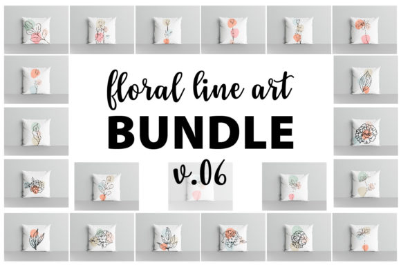 Unleashing Creativity with Floral Line Art Flower SVG for Pillow