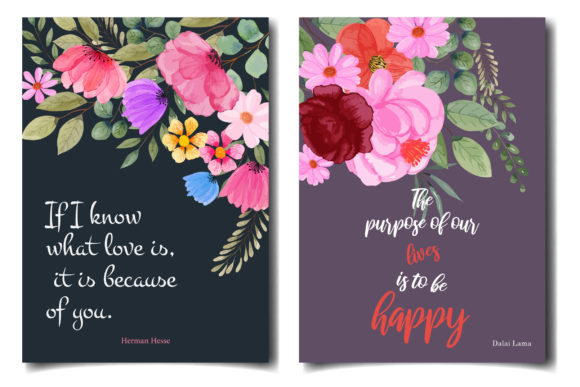 Watercolor Printable Floral Card Sets: A Versatile Tool for Creative Projects